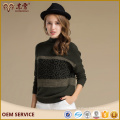 2017 New Style Women Cropped Hand Knit Cashmere Sweater Patterns Of Iso9001 Standard